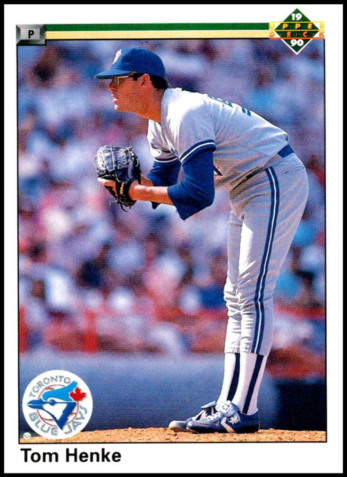 1992 Upper Deck #395 Tom Henke VG Toronto Blue Jays - Under the