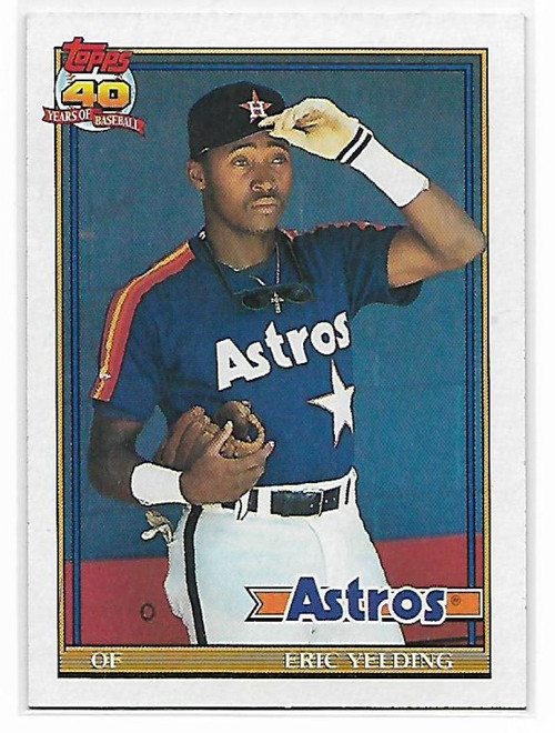 1991 Score Eric Yelding Houston Astros #329