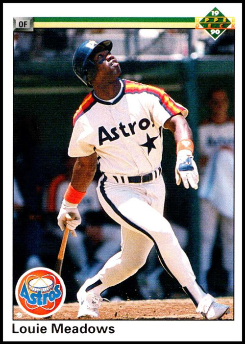  1990 Topps # 534 Louie Meadows Houston Astros