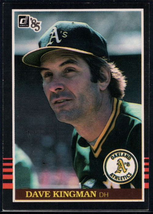 Dave Kingman Oakland Athletics 1986 Donruss Baseball Card