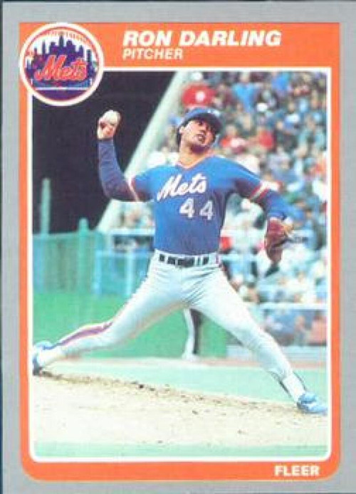1986 Fleer #77 Ron Darling VG New York Mets - Under the Radar Sports