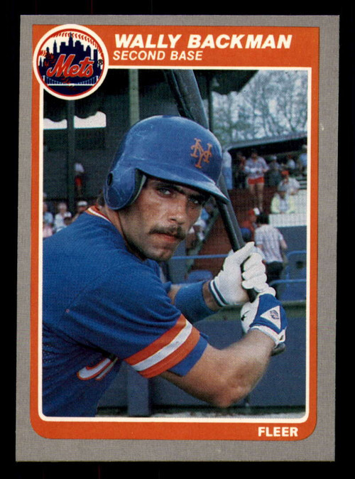  1985 Topps # 677 Wally Backman New York Mets (Baseball