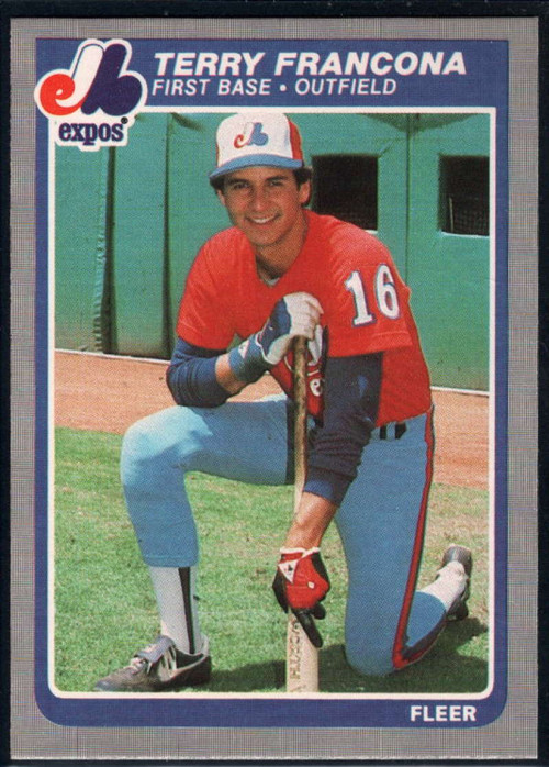 1986 Fleer Update #U-43 Terry Francona VG Chicago Cubs - Under the