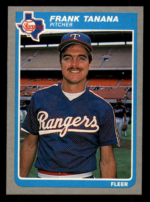 1985 TOPPS BASEBALL TEXAS RANGERS #55 FRANK TANANA