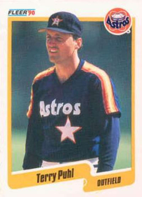 1990 Topps #494 Terry Puhl VG Houston Astros - Under the Radar Sports