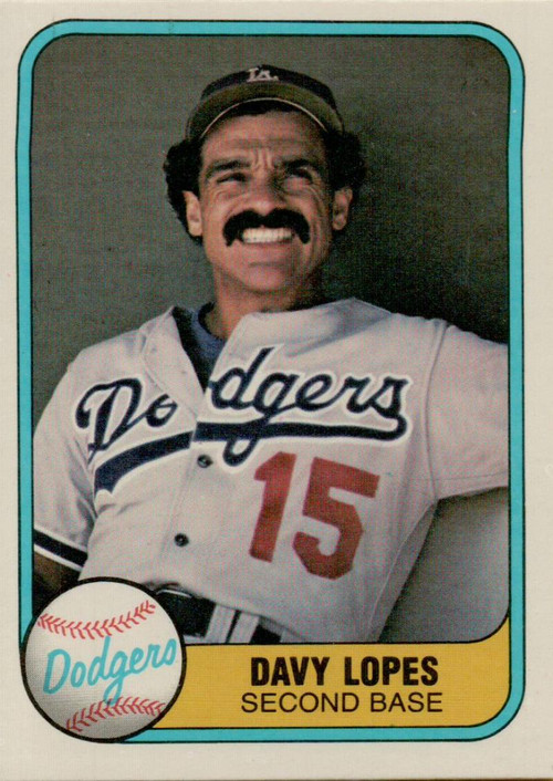 1982 Topps #740 Davey Lopes VG Los Angeles Dodgers