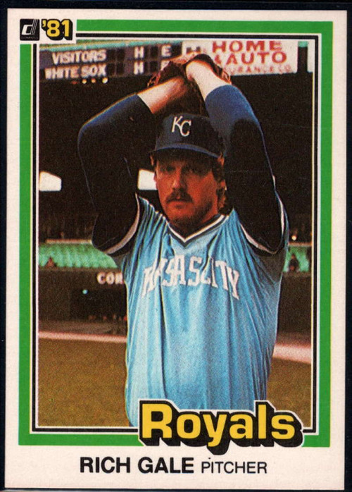 1981 Donruss #222 Dan Quisenberry NM-MT Kansas City Royals - Under the  Radar Sports