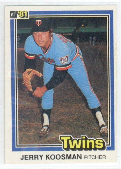 1981 Topps #476 Jerry Koosman VG Minnesota Twins