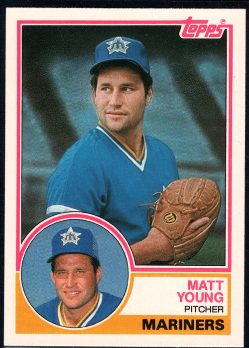  1984 Fleer Baseball #624 Matt Young RC Rookie Card