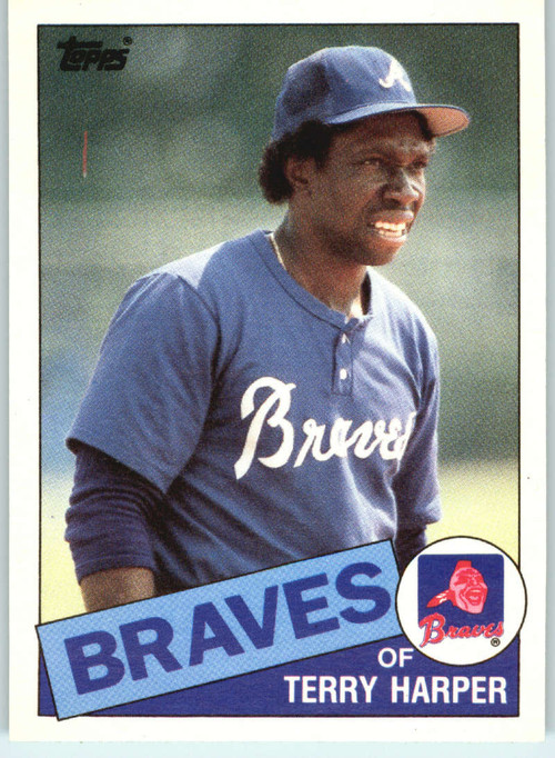 TERRY HARPER ATLANTA BRAVES #49 - TOPPS NM-MT 1987