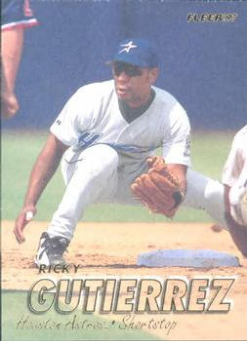 1996 Fleer #407 Ricky Gutierrez NM-MT Houston Astros - Under the Radar  Sports