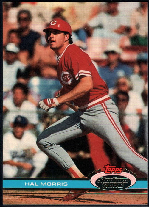 Hal Morris Signed 1995 Collector's Choice Baseball Card - Cincinnati Reds