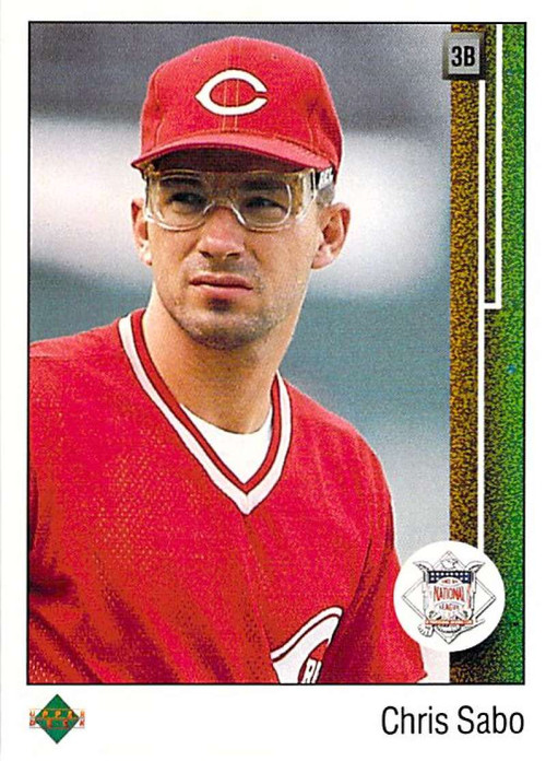 1992 Upper Deck Baseball Chris Sabo Card # 123 Cincinnati Reds