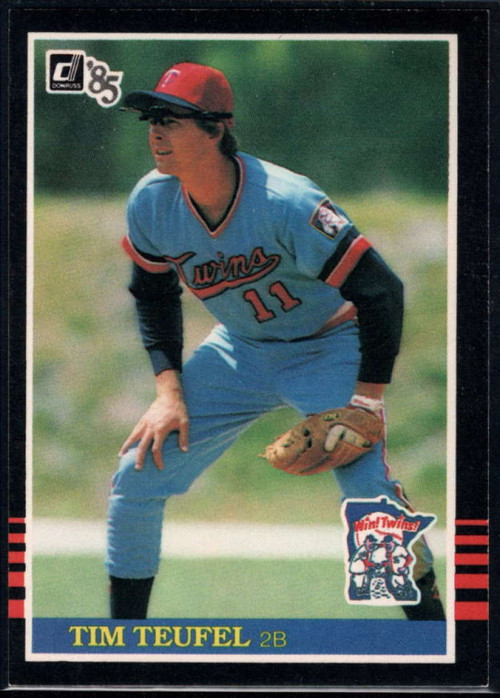 Tim Teufel #239 Topps 1985 Baseball Card (Minnesota Twins) VG