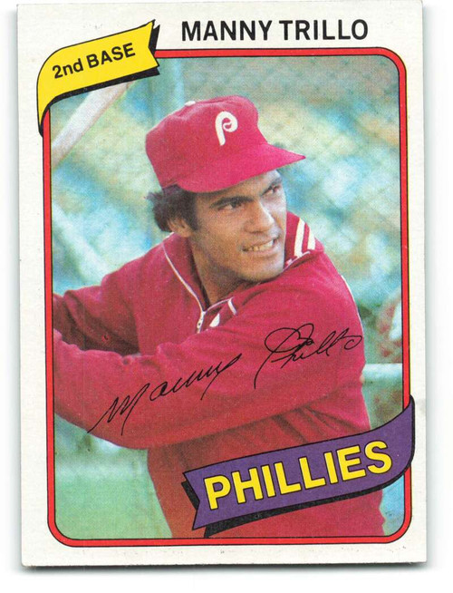 1980 Topps 90 Manny Trillo VG Philadelphia Phillies Under the Radar