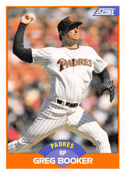 1989 Upper Deck #641 Greg Booker VG San Diego Padres