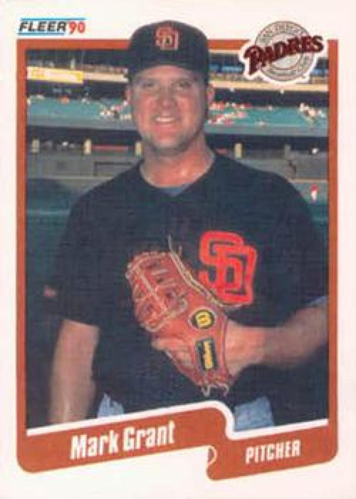 1990 Upper Deck #412 Mark Grant VG San Diego Padres - Under the