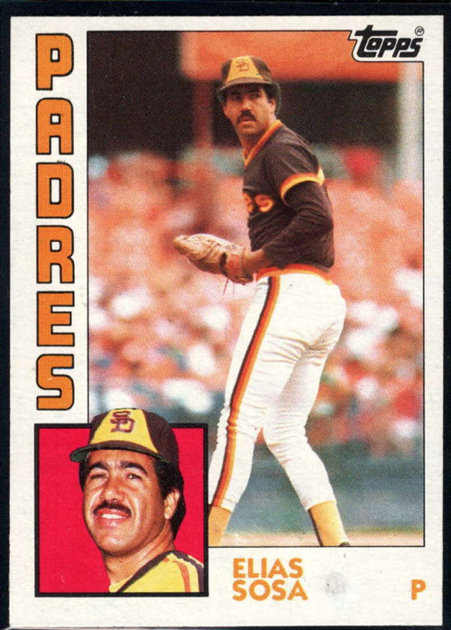 1984 FLEER ELIAS SOSA . SAN DIEGO PADRES #313