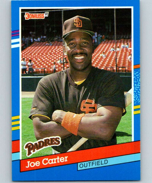 1991 Upper Deck #226 Joe Carter VG San Diego Padres - Under the