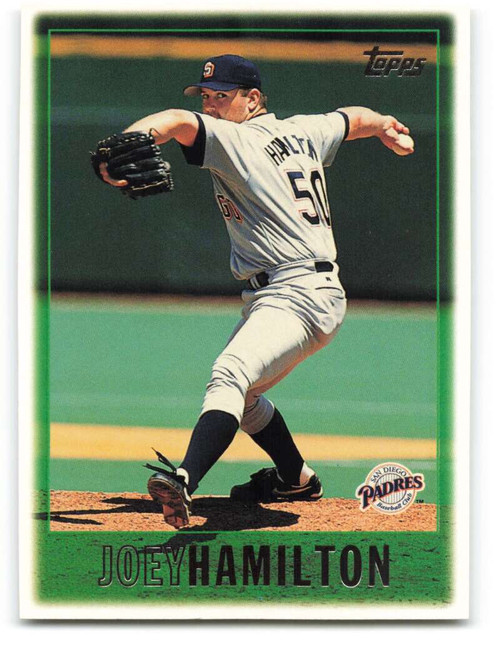 1996 Topps #403 Joey Hamilton VG San Diego Padres - Under the