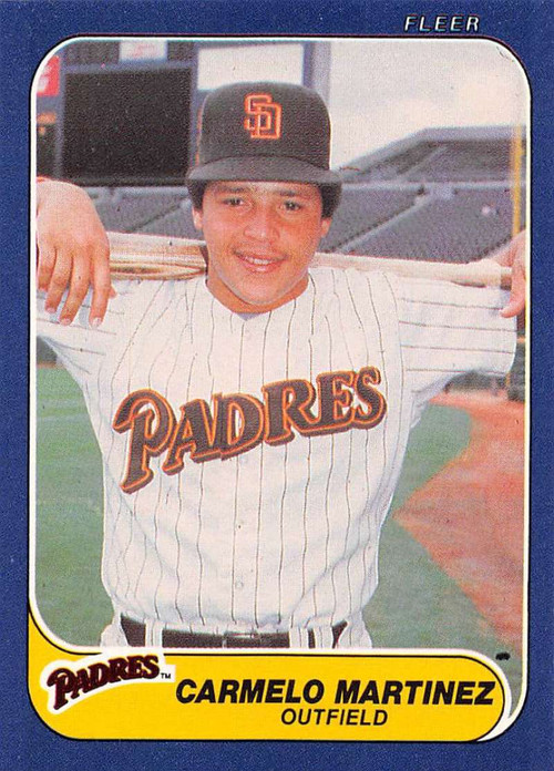 Carmelo Martinez San Diego Padres 1988 Cooperstown Unsigned 