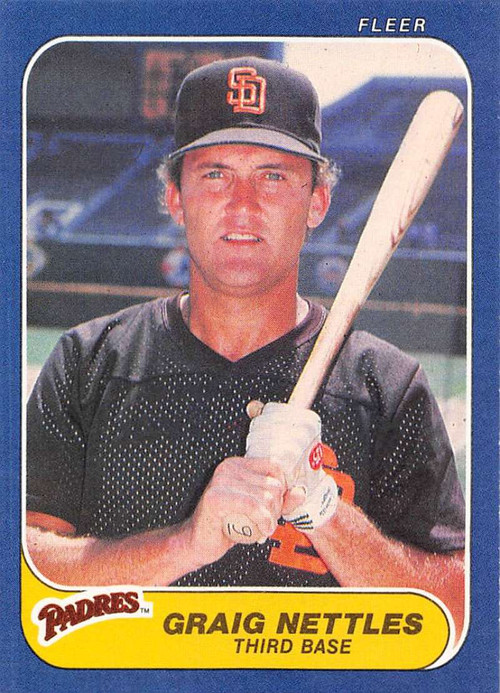 42 Graig Nettles - San Diego Padres - 1985 Fleer Baseball