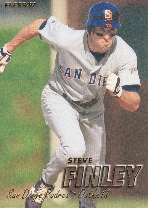 1996 Pinnacle #6 Steve Finley VG San Diego Padres - Under the