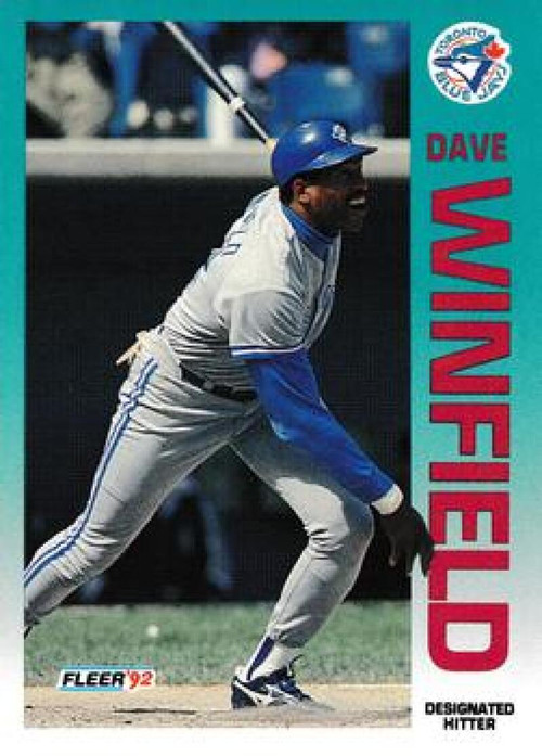 1992 Leaf Black Gold #171 Dave Winfield NM-MT Toronto Blue Jays