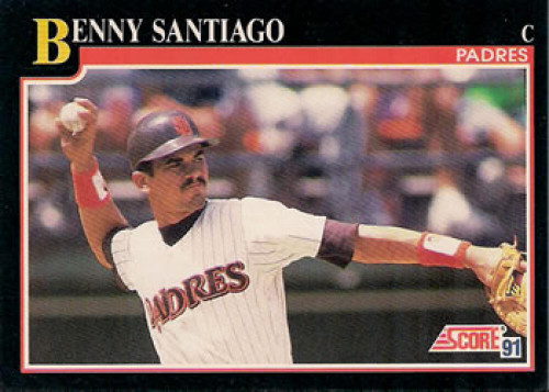 1991 Score Benito Santiago #870