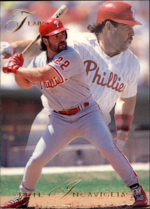 Pete Incaviglia 1993 Leaf #276 Philadelphia Phillies Baseball Card