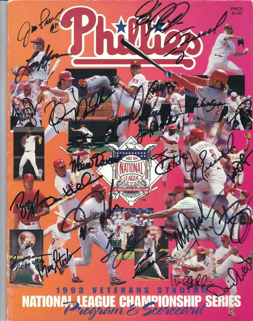 Overtime Promotions - Public signing announcement Three Phillies from the  1993 National League championship team . Lenny Dykstra, Dave Hollins and  Kevin Stocker Tickets available now