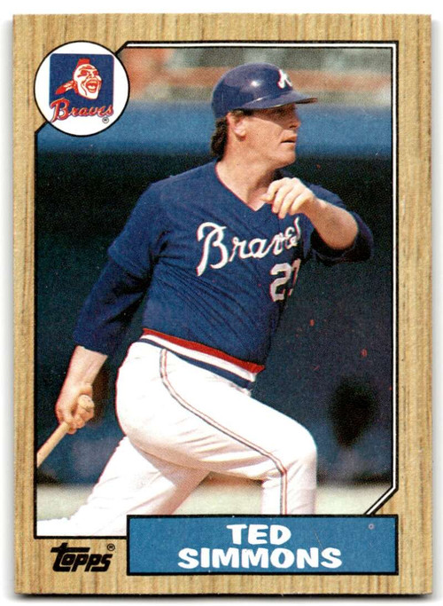 1988 Topps #791 Ted Simmons - Braves - NM-MT