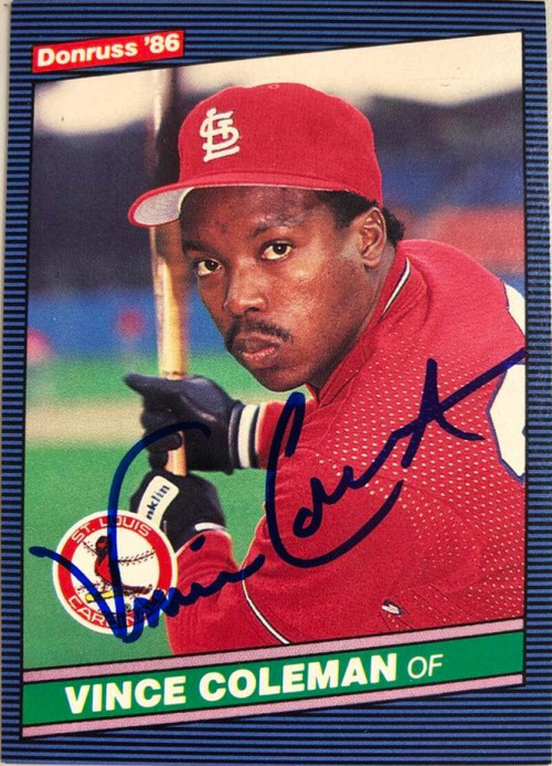 1986 Topps Vince Coleman #370 Rookie Card
