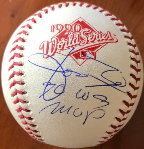 Jose Rijo Signed Cincinnati Reds 150th Anniversary Baseball w/90