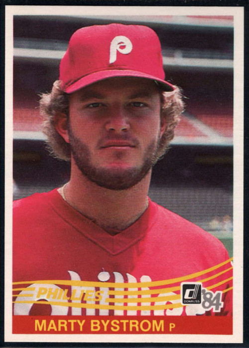 1983 Topps #199 Marty Bystrom VG Philadelphia Phillies - Under the