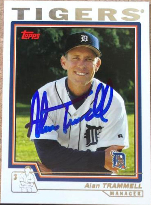 Alan Trammell Autographed 1981 Topps #709 - Under the Radar Sports