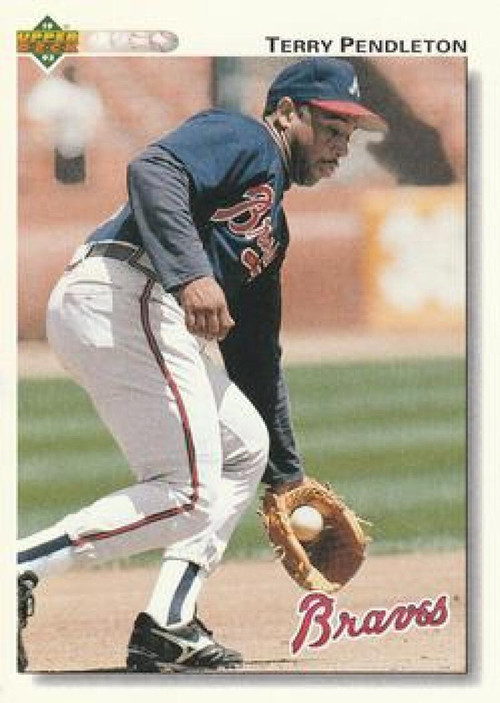 1992 Bowman #254 Terry Pendleton VG Atlanta Braves - Under the Radar Sports