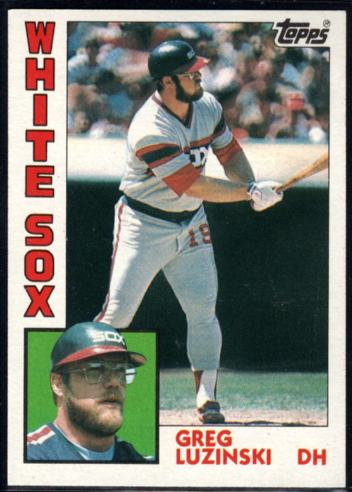  1982 Fleer Baseball #352 Greg Luzinski Chicago White Sox  Official MLB Trading Card (Stock Photo Used Near Mint or Better) :  Collectibles & Fine Art