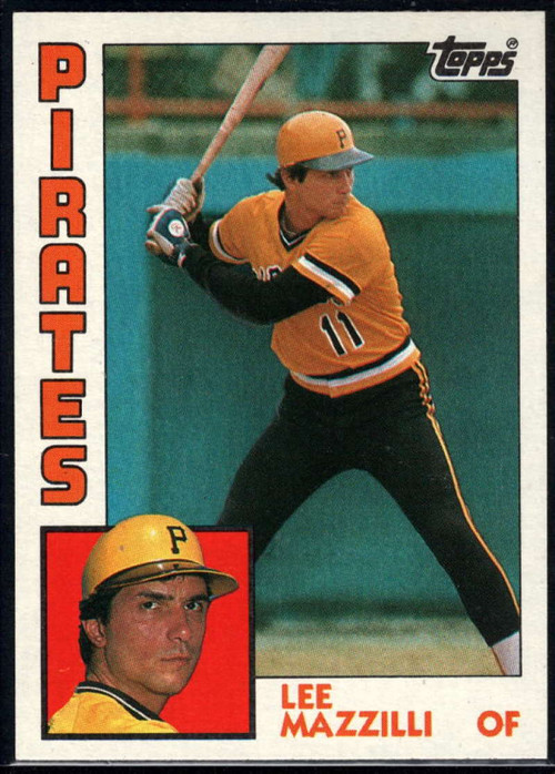 1985 Topps #748 Lee Mazzilli VG Pittsburgh Pirates - Under the