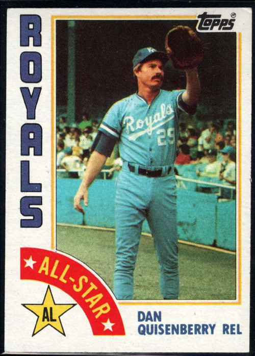 1984 Topps #407 Dan Quisenberry AS VG Kansas City Royals - Under the Radar  Sports