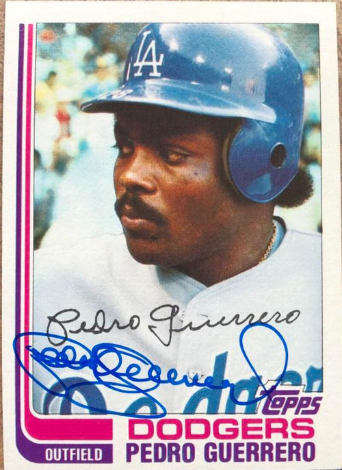  1982 Topps Baseball Card #247 Pedro Guerrero