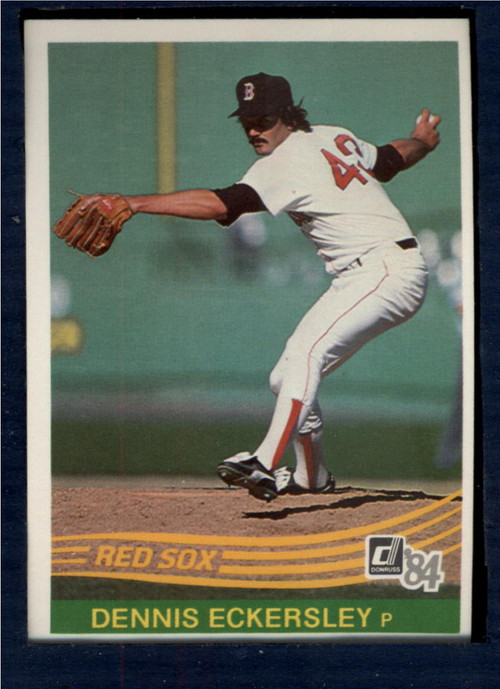 1983 Donruss #487 Dennis Eckersley VG Boston Red Sox - Under the