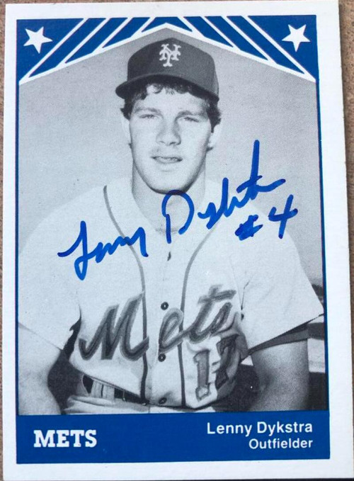 Lenny Dykstra Autographed 1993 Pinnacle #45 - Under the Radar Sports