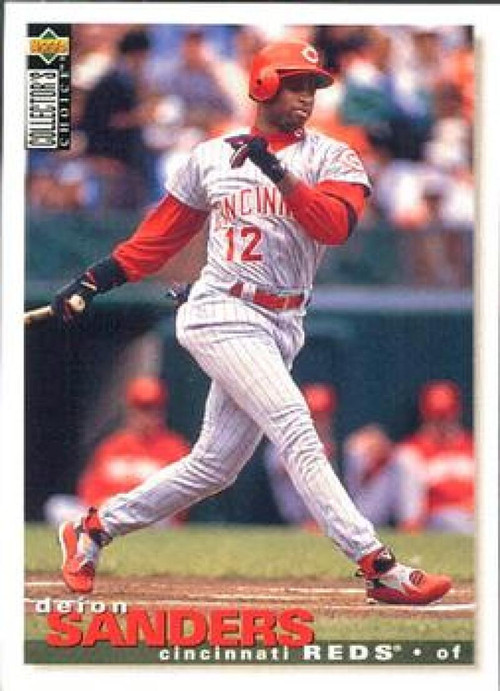  1994 SP #162 Deion Sanders NM-MT Cincinnati Reds Baseball :  Collectibles & Fine Art