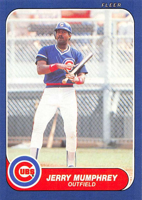 1986 Fleer Update #U-43 Terry Francona VG Chicago Cubs - Under the