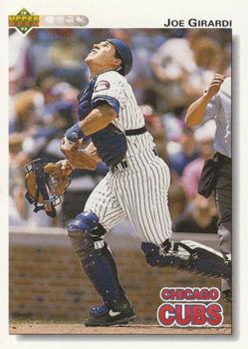 1992 Score #701 Joe Girardi VG Chicago Cubs