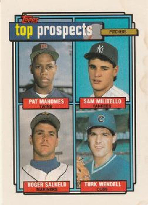  1992 Topps Baseball #676 Pat Mahomes/Sam Militello