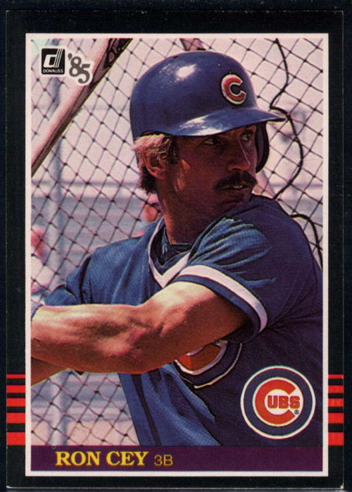 1985 Fleer Ron Cey #52 Chicago Cubs Baseball Card