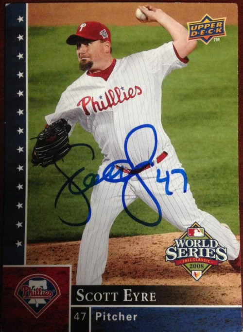 Matt Stairs Autographed 2008 Upper Deck Philadelphia Phillies World Series  Champions #PP-18