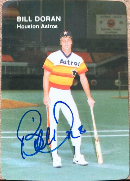 Bill Doran Signed 1989 Mother's Cookies Baseball Card - Houston